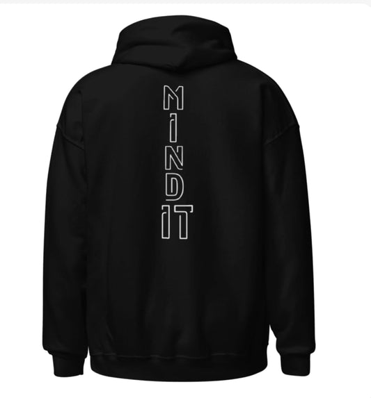 MINDiT Men's Black Hoodie