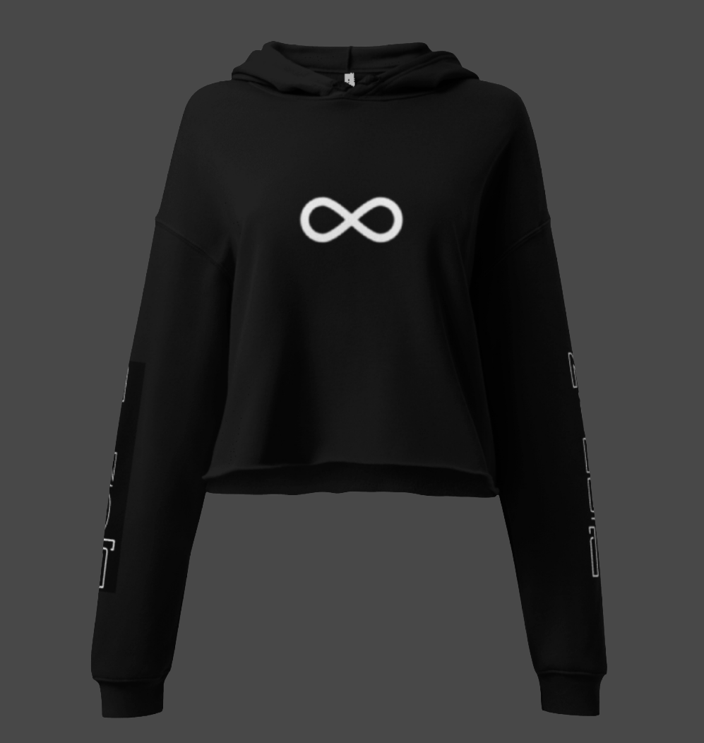 MINDiT Women's Crop Hoodie